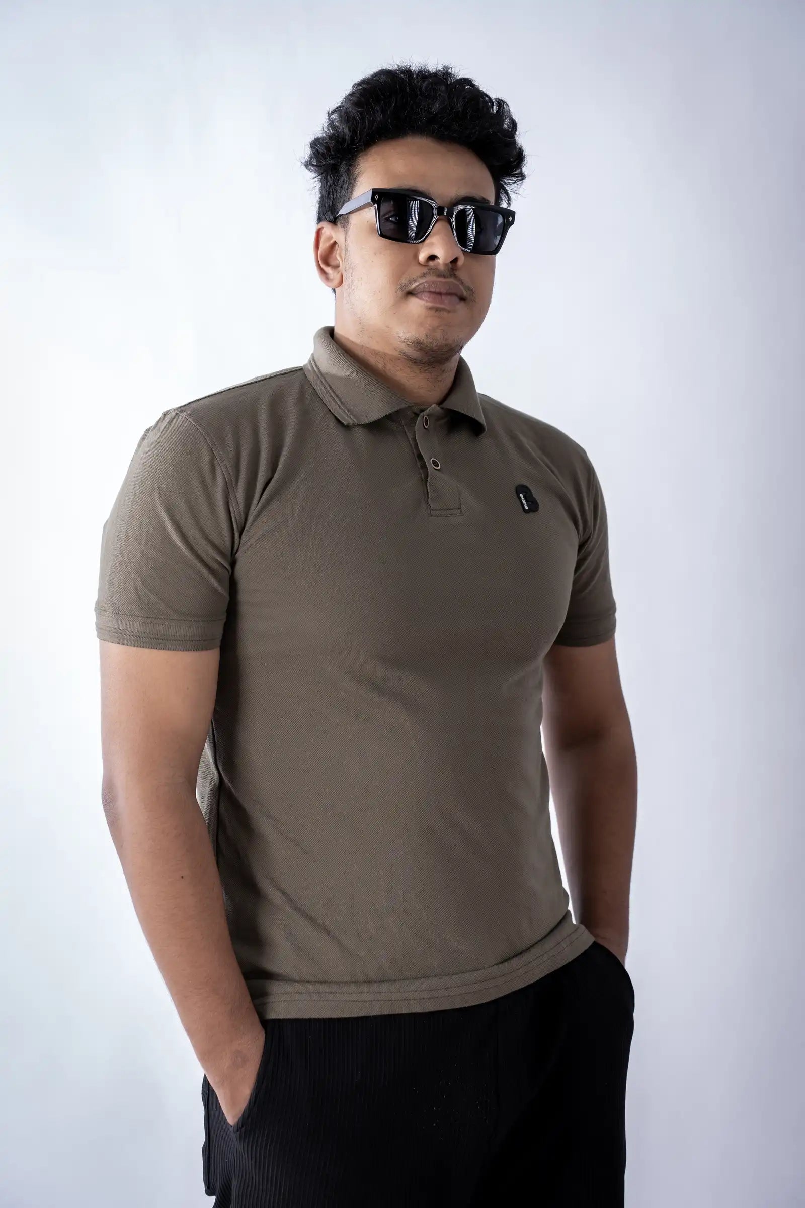 Polo classic Green Army