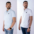 Pack Polo Duo : White & Light Blue