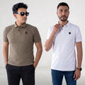 Pack Polo Duo : Blanc & Green Army